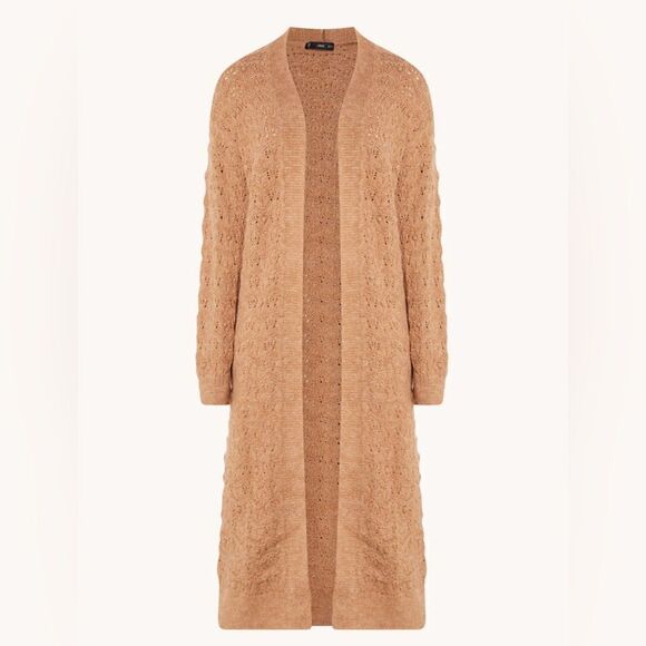 Mango Openwork Long Cardigan New - Picture 5 of 8